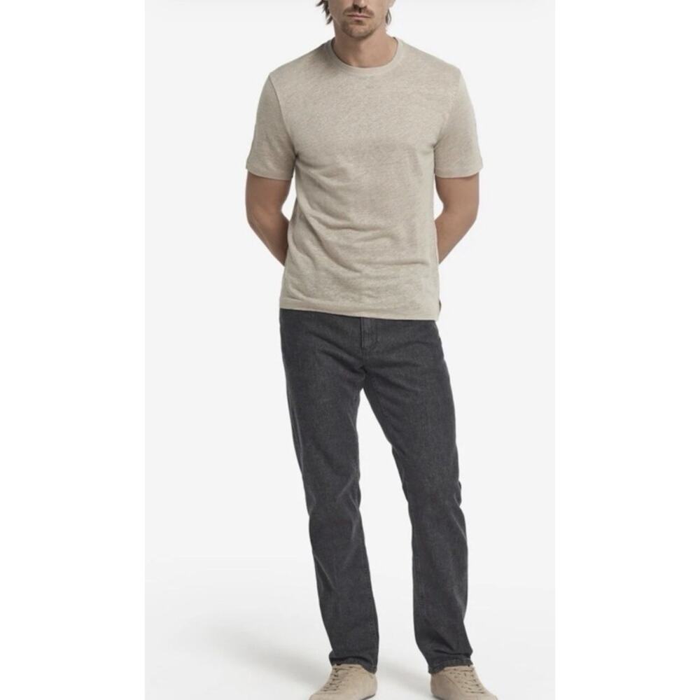 Falconeri Linen T Shirt Made in Italy Short Sleeve Regular Fit Size M